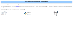 Desktop Screenshot of lists.blindaccessjournal.com